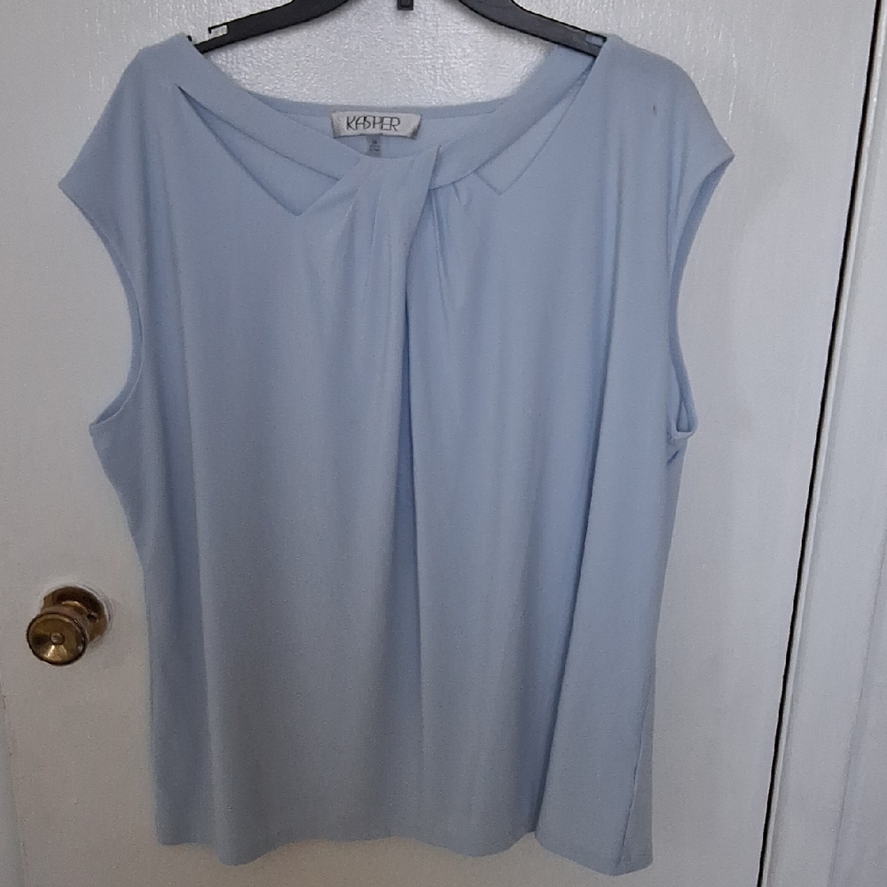 Kasper Soft Blue Blouse